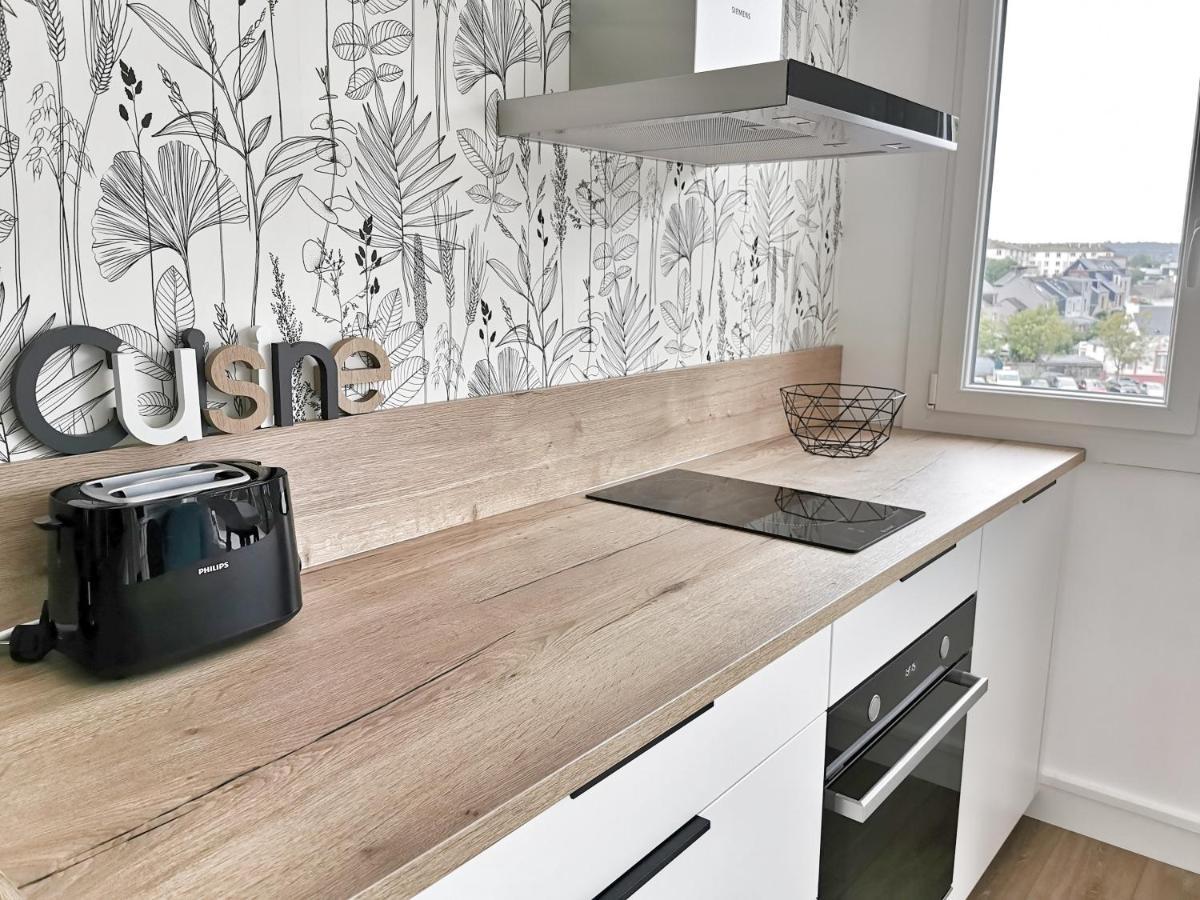 Appartement Lumineux Avec Balcon Et Parking Cherbourg-en-Cotentin Buitenkant foto