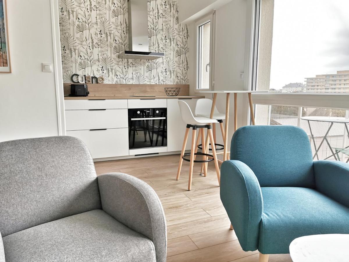Appartement Lumineux Avec Balcon Et Parking Cherbourg-en-Cotentin Buitenkant foto